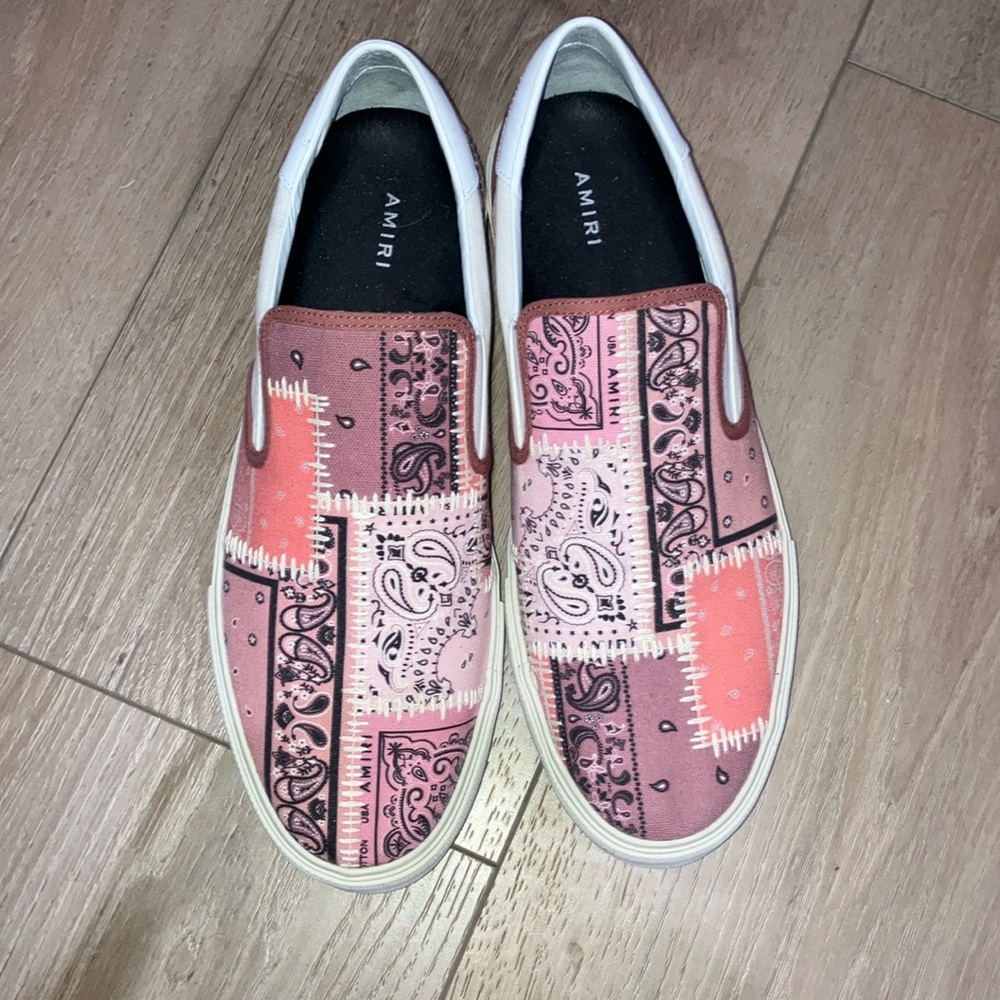 AMIRI bandana slip on sneakers… size 45/12US
